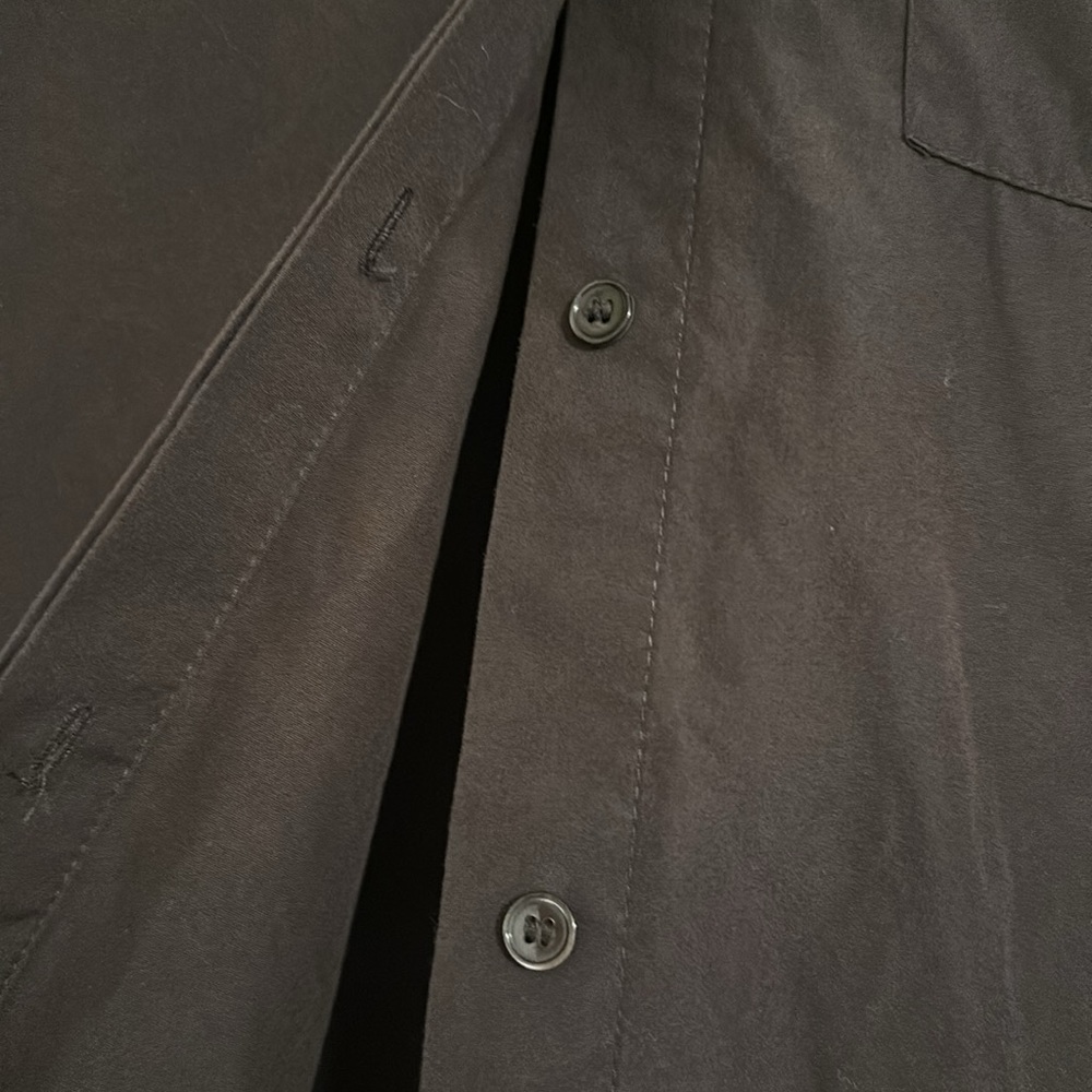 Vince Button Down Small Black Blouse. Euc - image 3